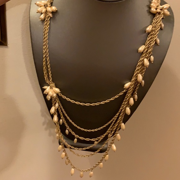 Talbots Jewelry - Talbots gold, pearl necklace